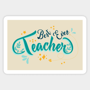 Best Ever Teacher Sticker